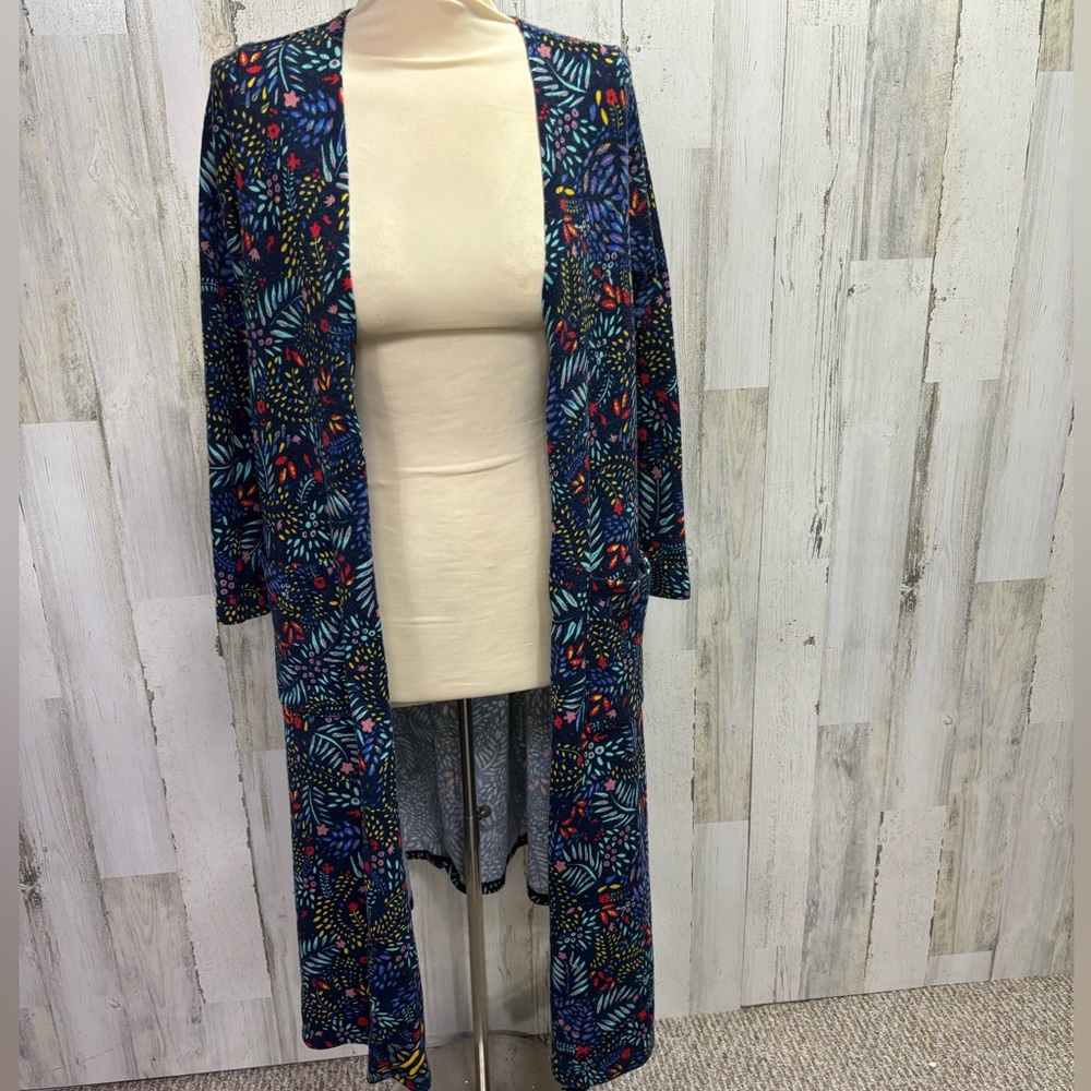 LuLaRoe Sarah Bright Floral Cardigan